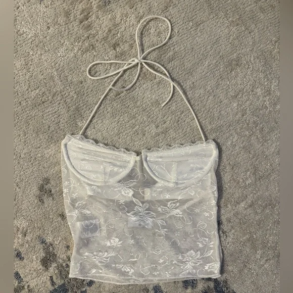 Outcast Selene White long sleeve top and skirt size XS - Picture 7 of 13